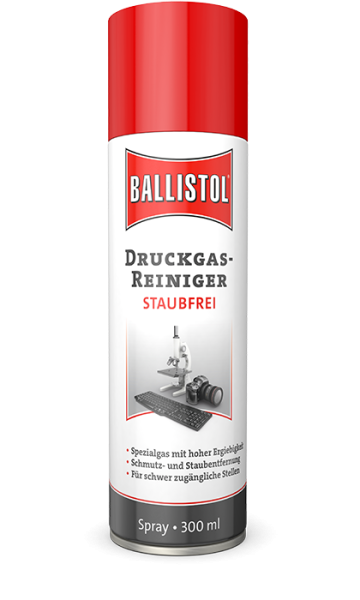 Ballistol Druckgas Reiniger Staubfrei - 300 ml