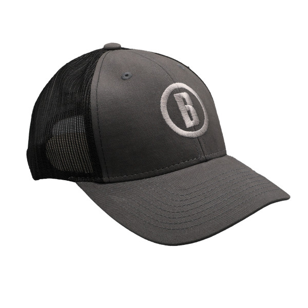 Bushnell Basecap mit Netz Schwarz mit grauem Logo