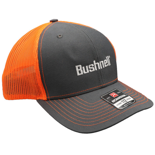 Bushnell Basecap mit Netz Orange/ Grau