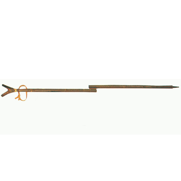 Zielstock & Bergstock aus Haselnuss mit Kombipike (Gummifuß oder Stahlspitze) - 160 cm