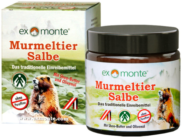 Exmonte Murmeltiersalbe - wohltuend für Gelenk und Muskel - 100 ml