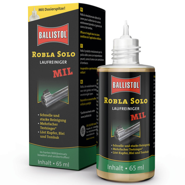 Ballistol Robla Solo MIL Laufreiniger 65 ml mit Dosierspitze