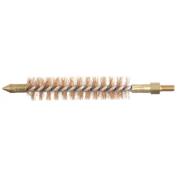 WPW Bronzebürste mit Spitze Kaliber .44 / .45 mit M4-Außengewinde