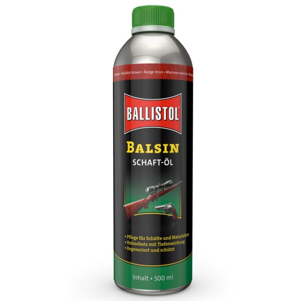 BALLISTOL Balsin Schaftöl rotbraun 500 ml