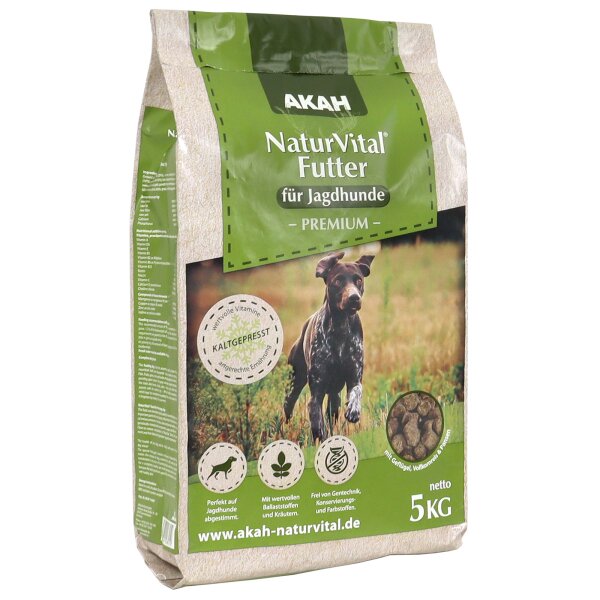AKAH Premium NaturVital Alleinfutter für Hunde – 5 kg