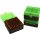 MTM Patronenbox RM-100-16T mit Klappdeckel – 100 Patronen Grün-transparent/schwarz
