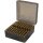 MTM Patronenbox RM-100-41 mit Klappdeckel – 100 Patronen Grau-transparent