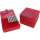 MTM Patronenbox P-100-9-29 mit Klappdeckel – 100 Patronen Rot-transparent