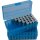 MTM Patronenbox P50-9M-24 mit Klappdeckel – 50 Patronen Blau-transparent
