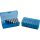 MTM Patronenbox P50-9M-24 mit Klappdeckel – 50 Patronen Blau-transparent