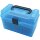 MTM Patronenbox H50-RL-24 mit Klappdeckel – 50 Patronen Blau-transparent