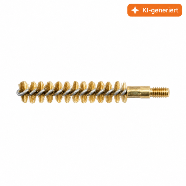WPW Messingbürste Kal. 8 mm mit M5-Außengewinde