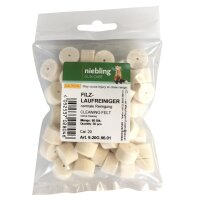 Niebling Filzlaufreiniger Normal – Kaliber Schrot 20 – 50 Stück