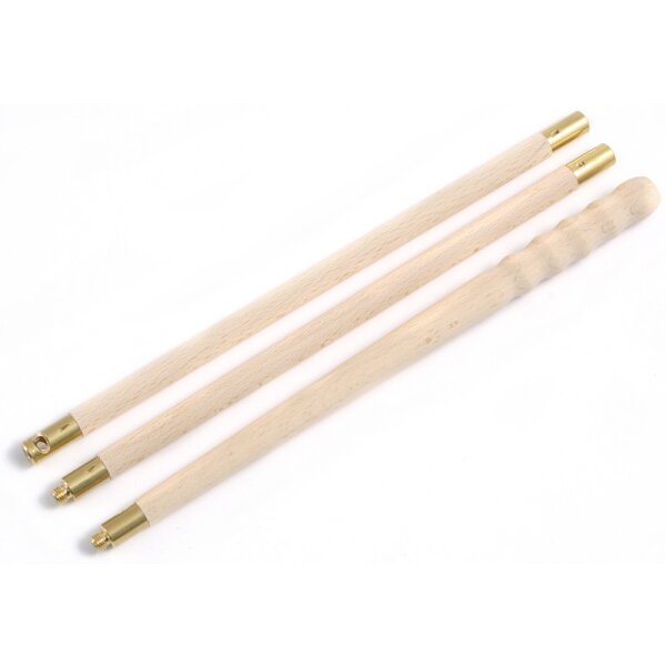 Stil Crin Putzstock Flinte 3-tlg Ø 12 mm aus Holz