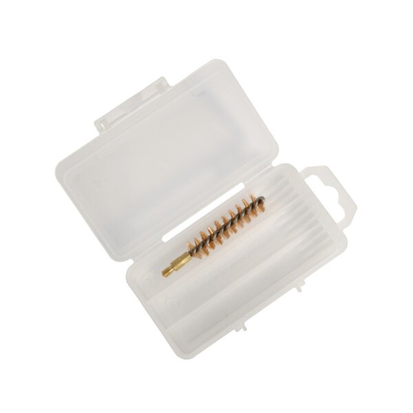 Eyselein Bürstenbox transparent für drei Bürsten bis Kal. .45