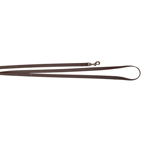 AKAH BioThane-Umhängeleine braun – 165 cm × 19 mm