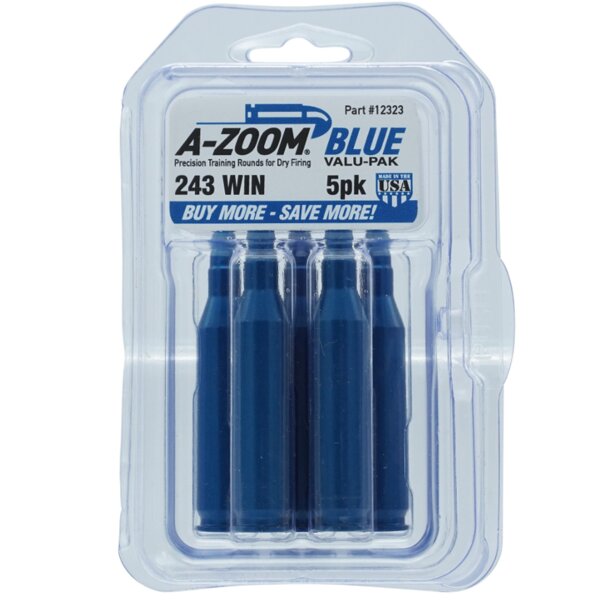 A-Zoom BLUE Pufferpatrone für Büchsen .243
