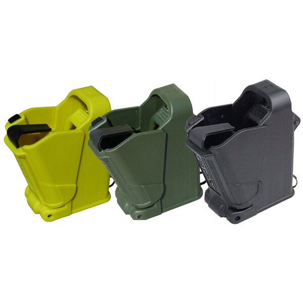 MAGLULA UpLULA Universal-Magazinladehilfe für 9 mm bis .45 – drei Farben