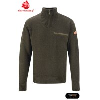 SHOOTERKING Troyer Pullover aus Wolle für Herren in grün - Größe S/48