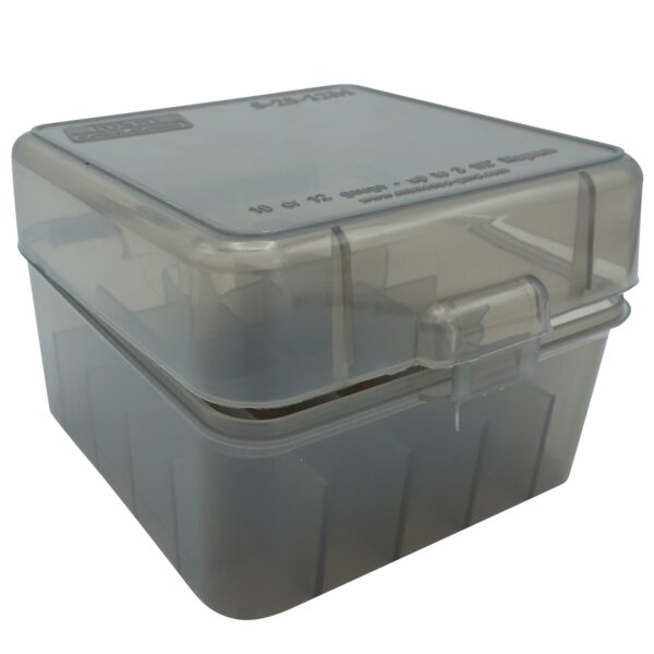 MTM Patronenbox S25-12M mit Klappdeckel – 25 Patronen in 2 Farben