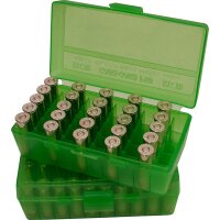 MTM Patronenbox P50-9M mit Klappdeckel – 50...