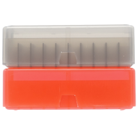 MTM Patronenbox E-50-45 mit Stülpdeckel – 50 Patronen in 2 Farben