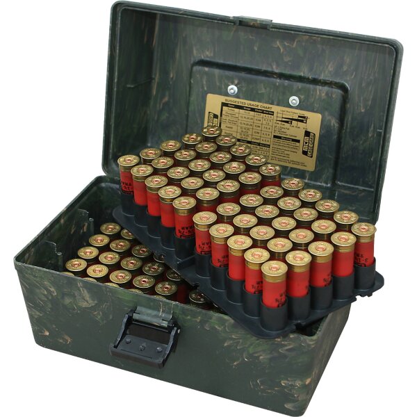 MTM Patronenbox SF-12-09 mit Klappdeckel – 50 Patronen