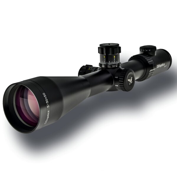 DDoptics V6 Tactical Zielfernrohr Gen. 3 5–30 × 50 mit Mildot-MRAD-Leuchtabsehen