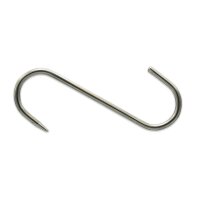 AKAH Edelstahlhaken – 140 × 5 mm – bis 45 kg