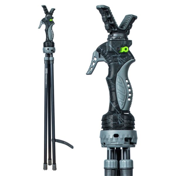 PRIMOS Dreibein Zielstock Tall Generation 3 – Onyx Edition (black)