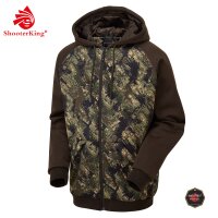 ShooterKing HUNTFLEX Hoodie Forest Mist/braun