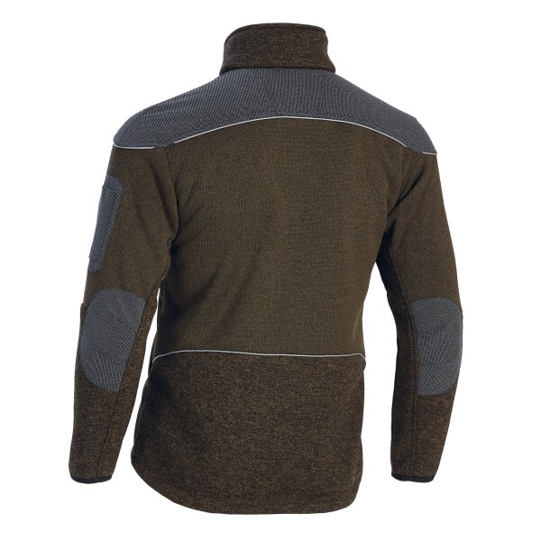 PSS X-treme ARCTIC Faserstrick Jacke grün melage - XXL