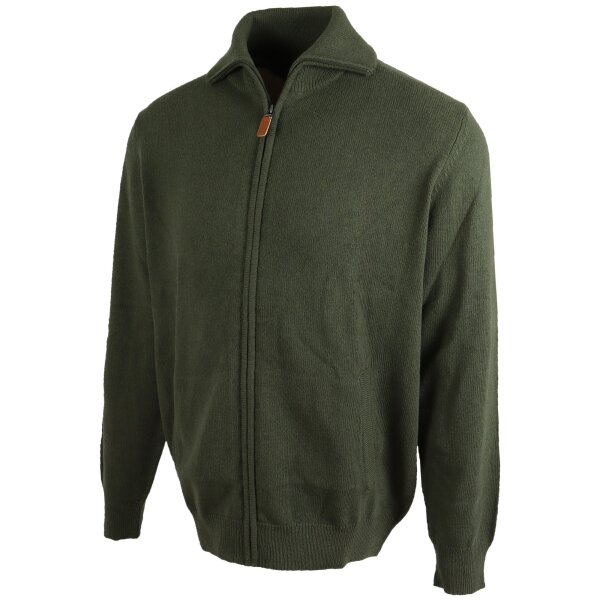House of Hunting Cardigan grün - M