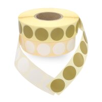 WPW Schusspflaster ⌀20 mm – 4.000 Stück auf zwei Rollen – Weiß / Beige