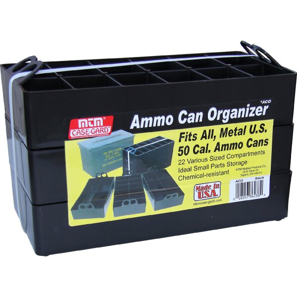 MTM Organizer für Munitionskisten AC50 – 3er-Pack