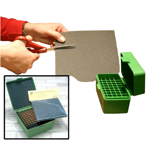 MTM Schaumstoffeinlage für Case-Gard Patronenboxen – 1 cm