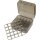MTM Patronenbox S25D mit Klappdeckel – 25 Patronen Grau-transparent