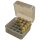 MTM Patronenbox S25D mit Klappdeckel – 25 Patronen Grau-transparent