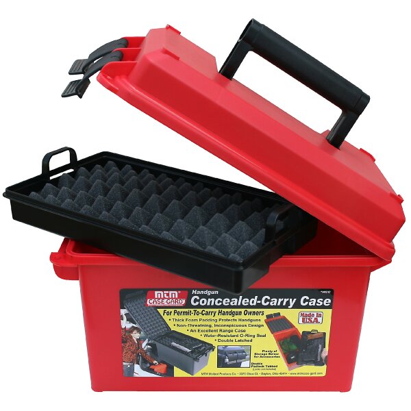 MTM HCC-30 Waffenkoffer für Kurzwaffen Rot