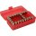 MTM Patronenbox P50-44-29 mit Klappdeckel – 50 Patronen Rot-transparent