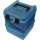 MTM Patronenbox R-100-24 mit Klappdeckel – 100 Patronen Blau-transparent