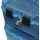 MTM Patronenbox R-100-MAG-24 mit Klappdeckel – 100 Patronen Blau-transparent