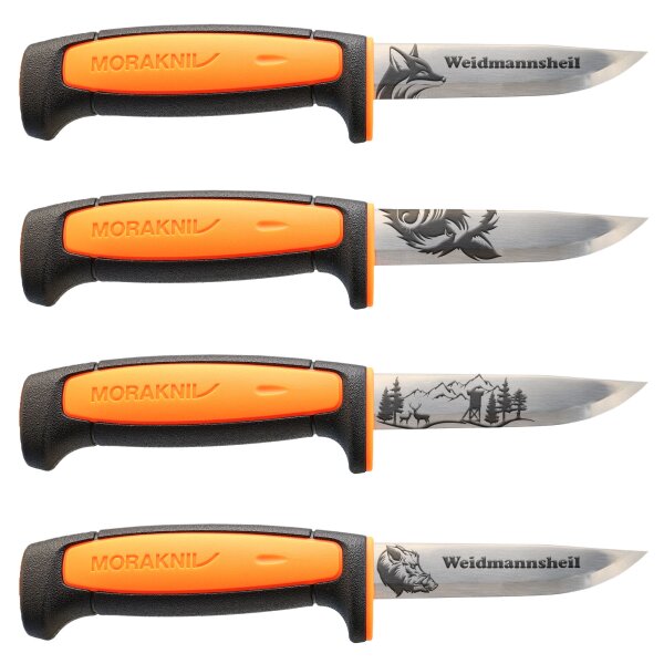 Morakniv Basic 511 Jagdmesser mit Gravur – verschiedene Motive