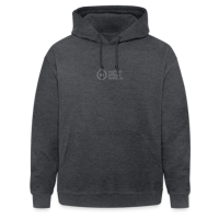 WPW Damen Hoodie mit Waffenpflegewelt Aufschrift grau meliert - S