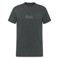WPW Herren Shirt mit Waffenpflegewelt Aufschrift grau meliert - M