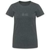 WPW Damen Shirt mit Waffenpflegewelt Aufschrift grau meliert - S