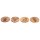 GILDE Mangoholz-Untersetzer mit Hirschmotiven – 4er-Pack