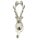GILDE Aluminium-Garderobenhaken mit Hirschmotiv – 23 × 8 × 7 cm