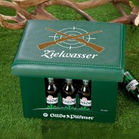 GILDE Bierkasten-Sitzkissen Zielwasser