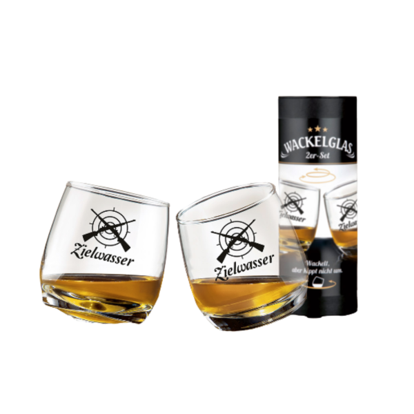 GILDE Wackelgläser Zielwasser – 2er-Pack